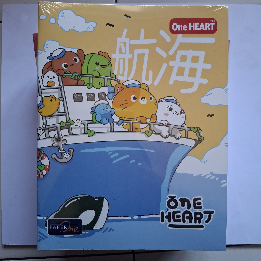 

BUKU TULIS ONE HEART 38 LEMBAR PAPER STATIONARY >>DISARANKAN PAKAI BUBBLE WRAP APABILA PESAN INGIN AMAN >>