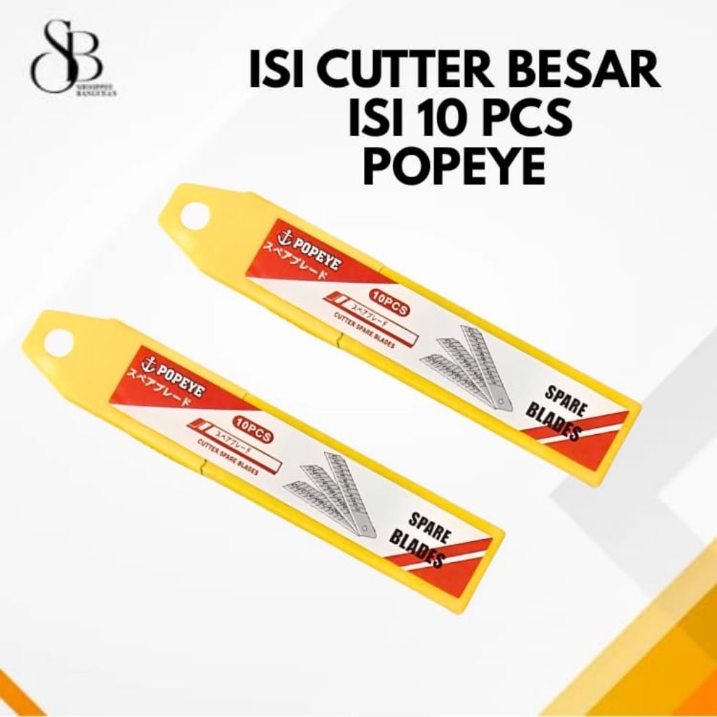 

HPP Refill/Isi Cutter Besar isi 10 pcs