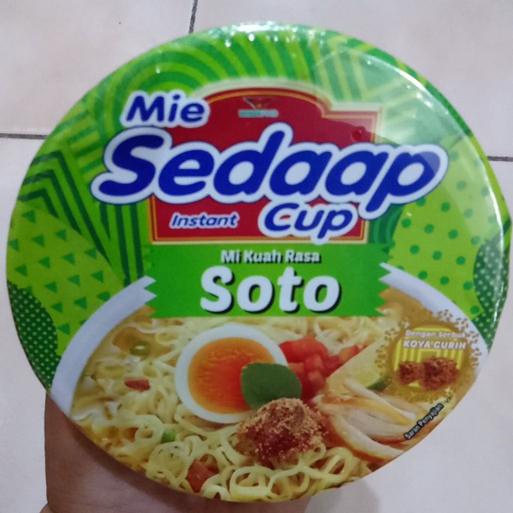 

Mie Sedaap Instan Cup Mi Kuah Rasa Soto 81gr