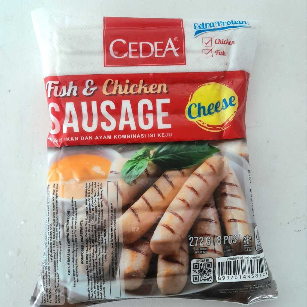 

CEDEA fish & chicken sausage cheese 272gr