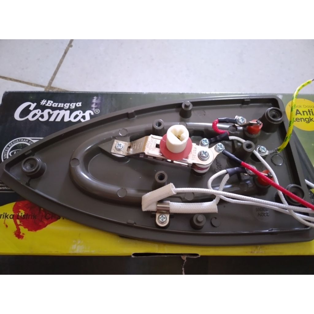elemen besi setrika merk cosmos original