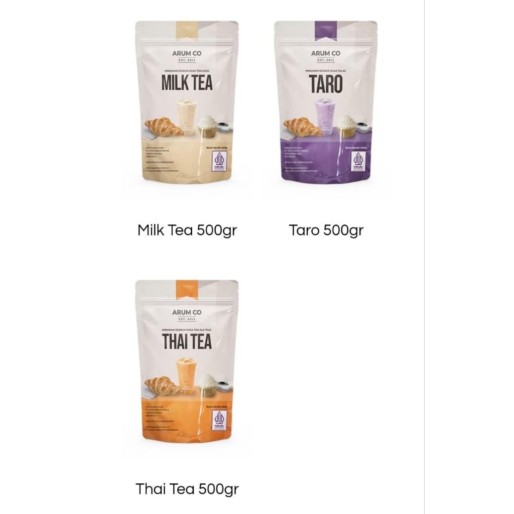 

Arum Co 500gr bubuk minuman instant enak powder drink banyak rasa