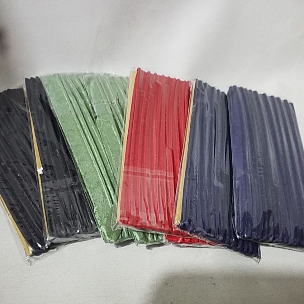 Bias bisban isi/Bisban satin isi/bisban isi 12mm, panjang 3y. per pcs