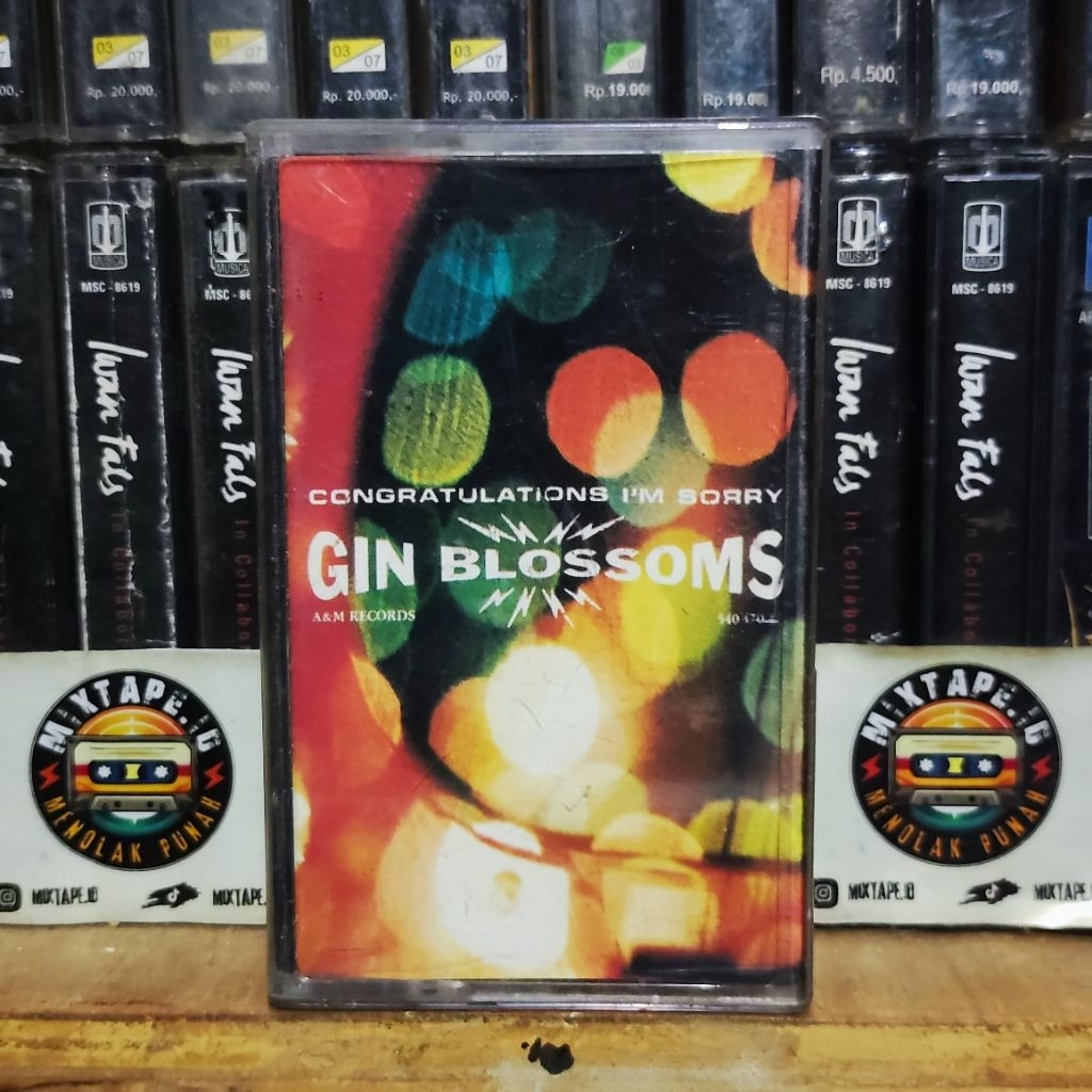 Kaset Pita - Gin Blossoms - Congratulations I'm Sorry - Radio Tape - Kaset - Radio - Pemutar Kaset -