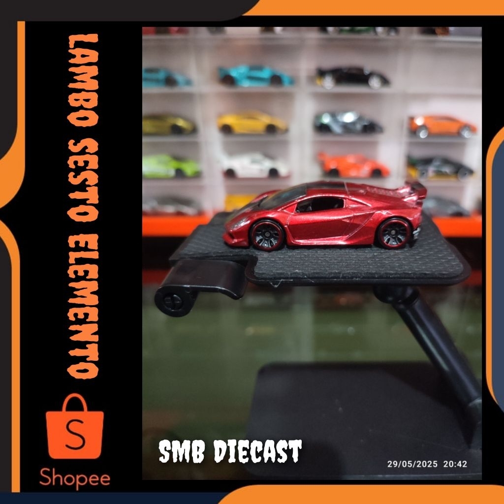 HOT WHEELS LAMBORGHINI SESTO ELEMENTO MERAH FROM GIFT PACK LOS (REGULER)