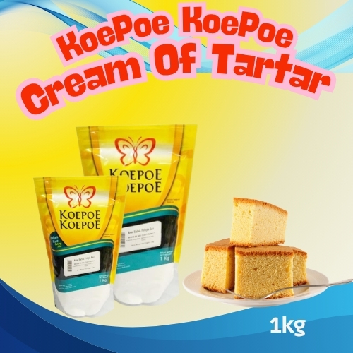 

KOEPOE KOEPOE CREAM OF TARTAR PELAPIS KUE 1 KG 1PCS