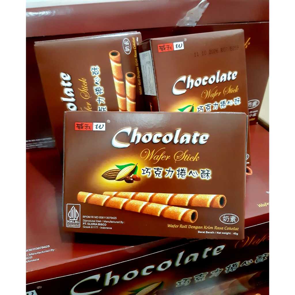 

WILLIE WAFER STICK COKLAT 20 PC X 40GR
