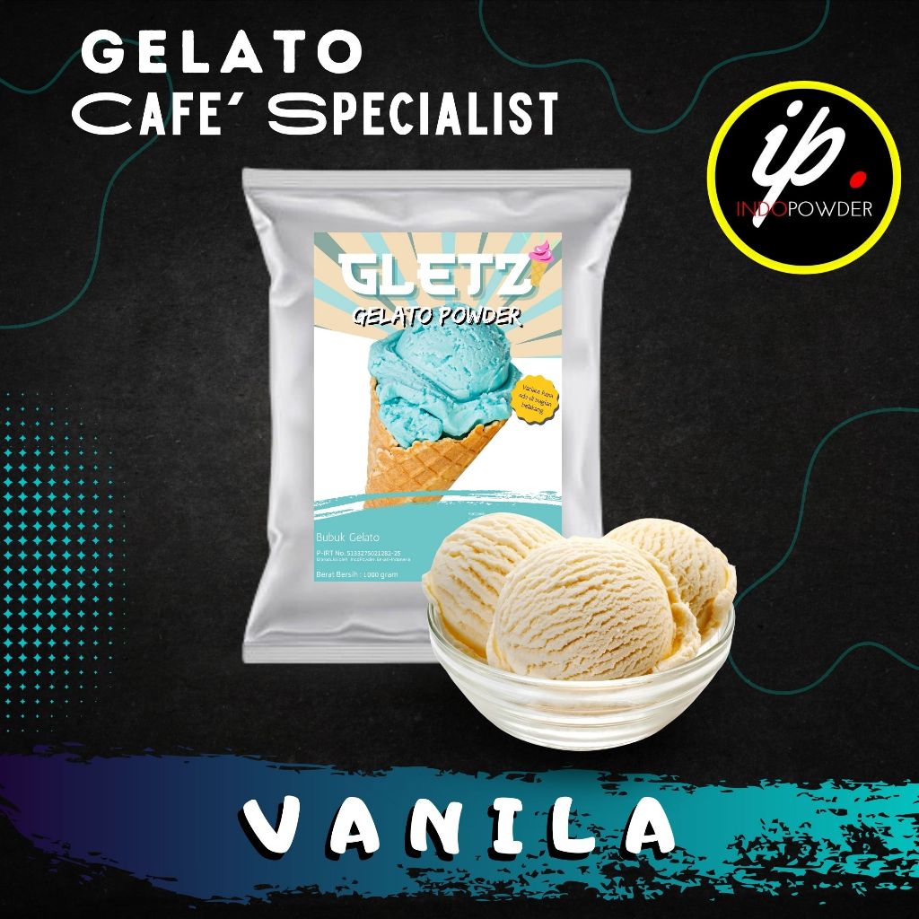 

IP Jakarta - Bubuk Es Krim GELATO VANILLA 1Kg untuk Cafe, Waralaba, Resto dan Usaha Minuman Kekinian