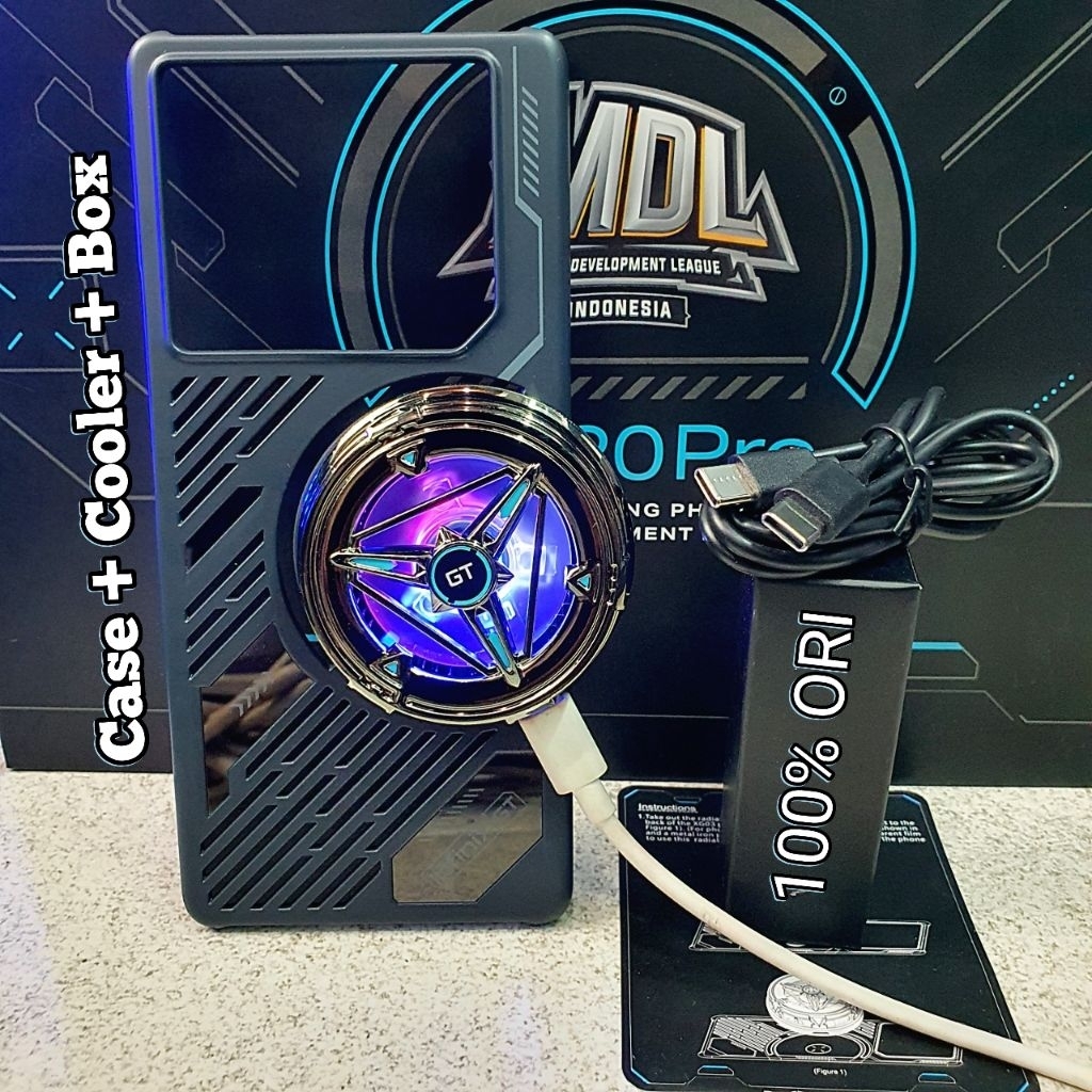 Cooler GT 20 Pro || Softcase Infinix Gt 20pro || Fan Gaming Cooler infinix Gt 20pro || Gift Box || P
