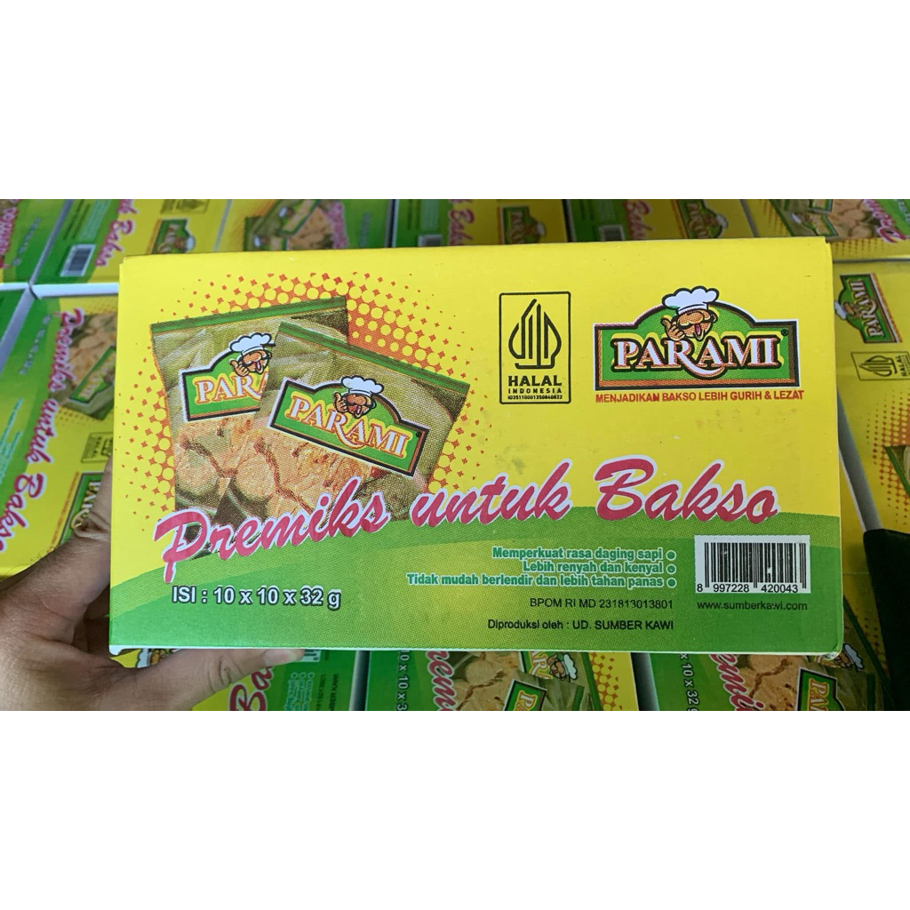 

PARAMI 1 dus premils bakso / bumbu bakso / campuran bakso
