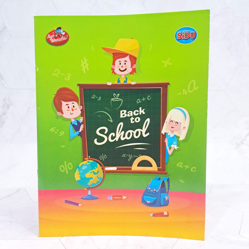 

Buku Tulis Sidu isi 58 lembar Ukuran 21 x 16 cm