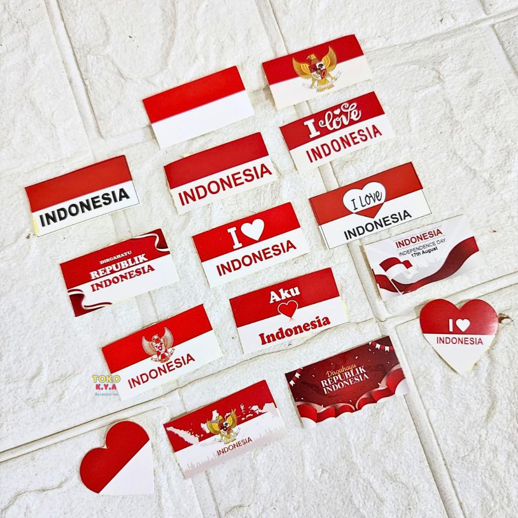 

STIKER PIPI BENDERA MERAH PUTIH/AKSESORIS 17 AGUSTUS/STIKER MURAH/STIKER PREMIUM