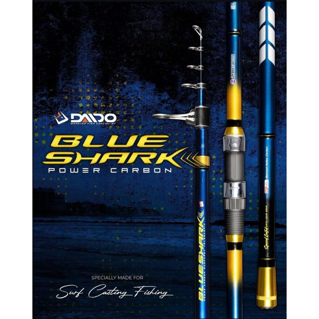 JORAN SURF ANTENA TELESCHOPIC 450 DAIDO BLUE SHARK RING FUJI