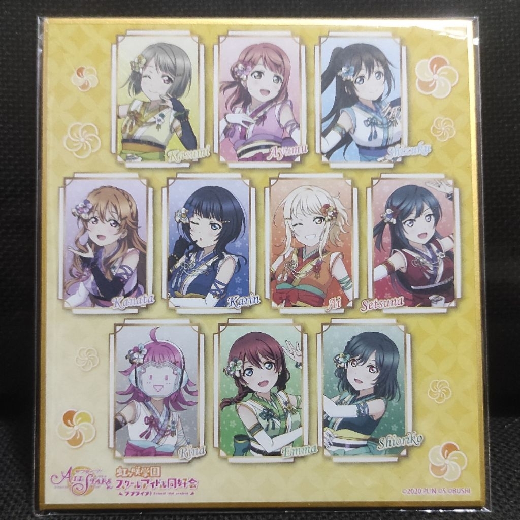 Shikishi Art Board Love Live Nijigasaki All Stars Original Jepang