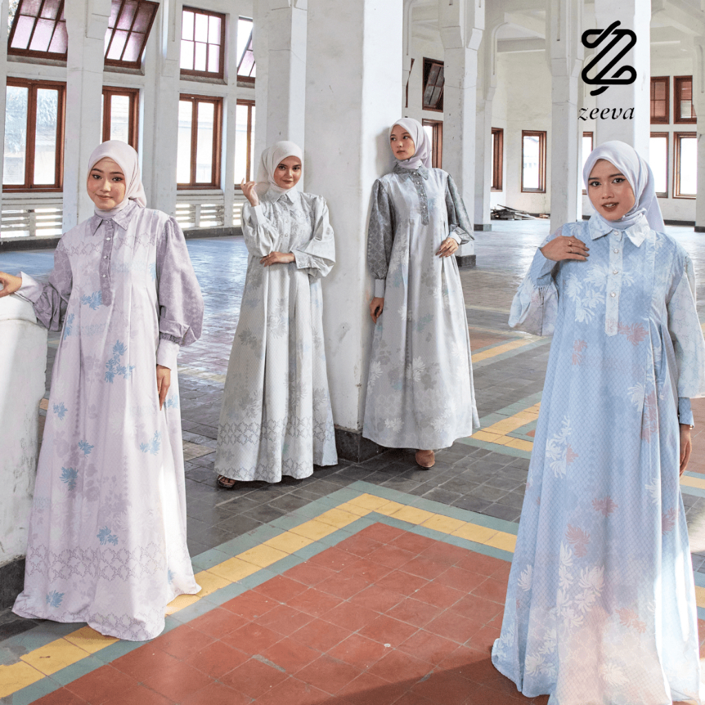ZEEVA - Arafah Dress Gamis Wanita Muslimah Raya Collection Series