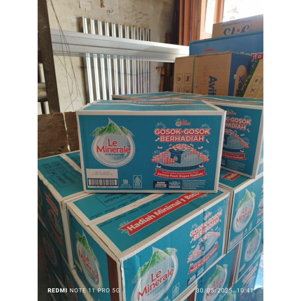 

Air Le Minerale 600 Ml per dus