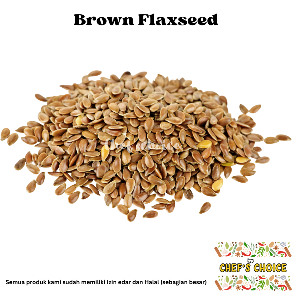 

Brown Flaxseed 250 gram / Biji Rami / Flax Seed Coklat