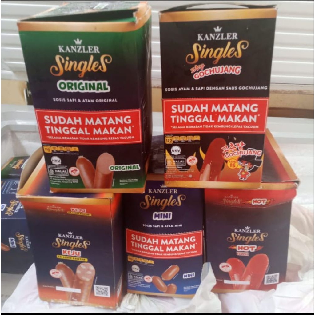 

Sosis Singgel Kanzler All Varian 60grm 1box