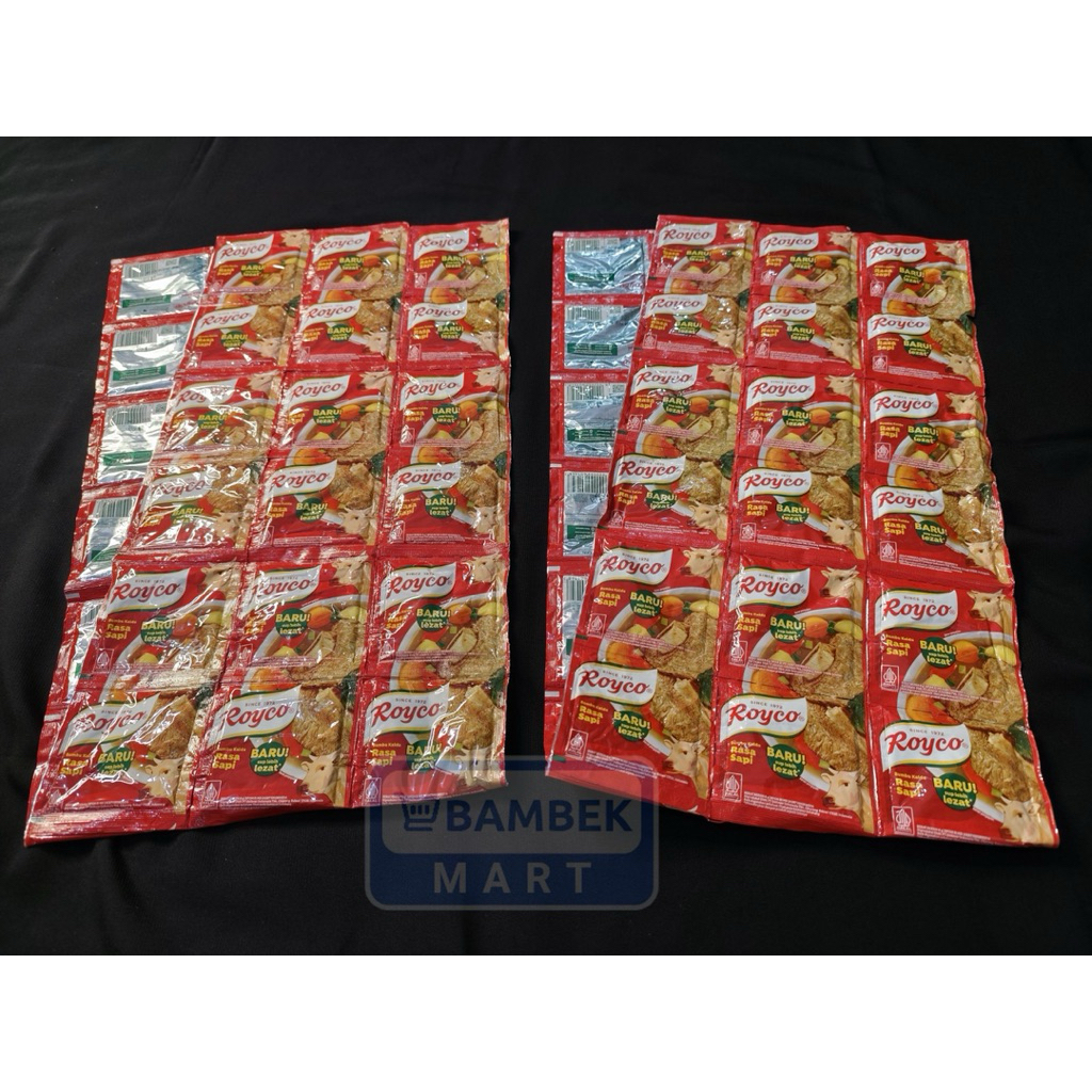 

Cahayadstore (72 Pcs) Royco Bumbu Kaldu Penyedap Rasa Sapi Beryoudium 8Gram Royco 6 Renceng