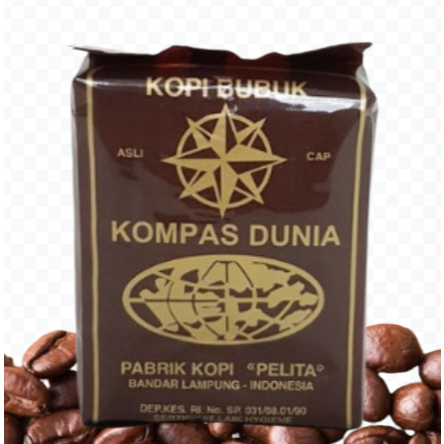 

Kopi Bubuk Lampung Robusta Cap Kompas Dunia 230 gram