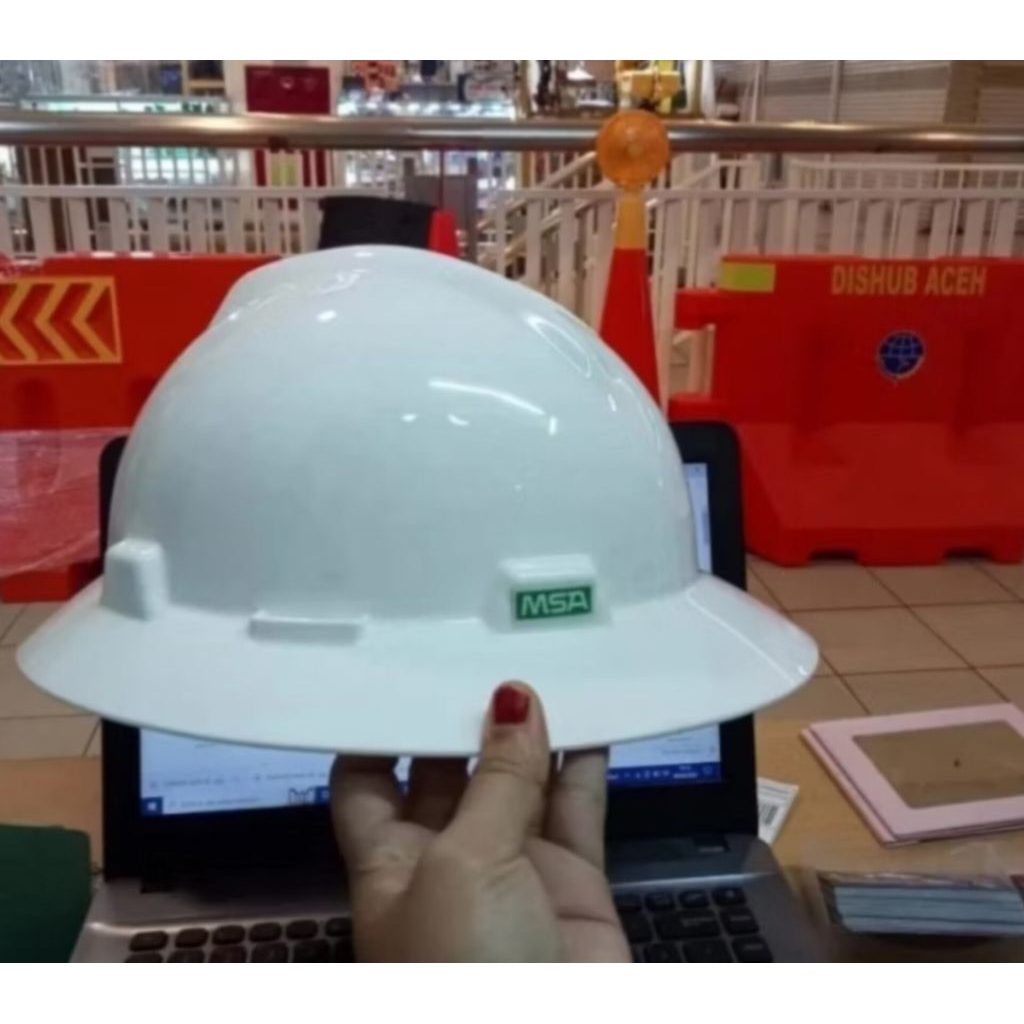 Helm Safety MSA Full Brim Inner Fastrack / Helm Safety Proyek MSA FullBrim Original / MSA Full Brim 