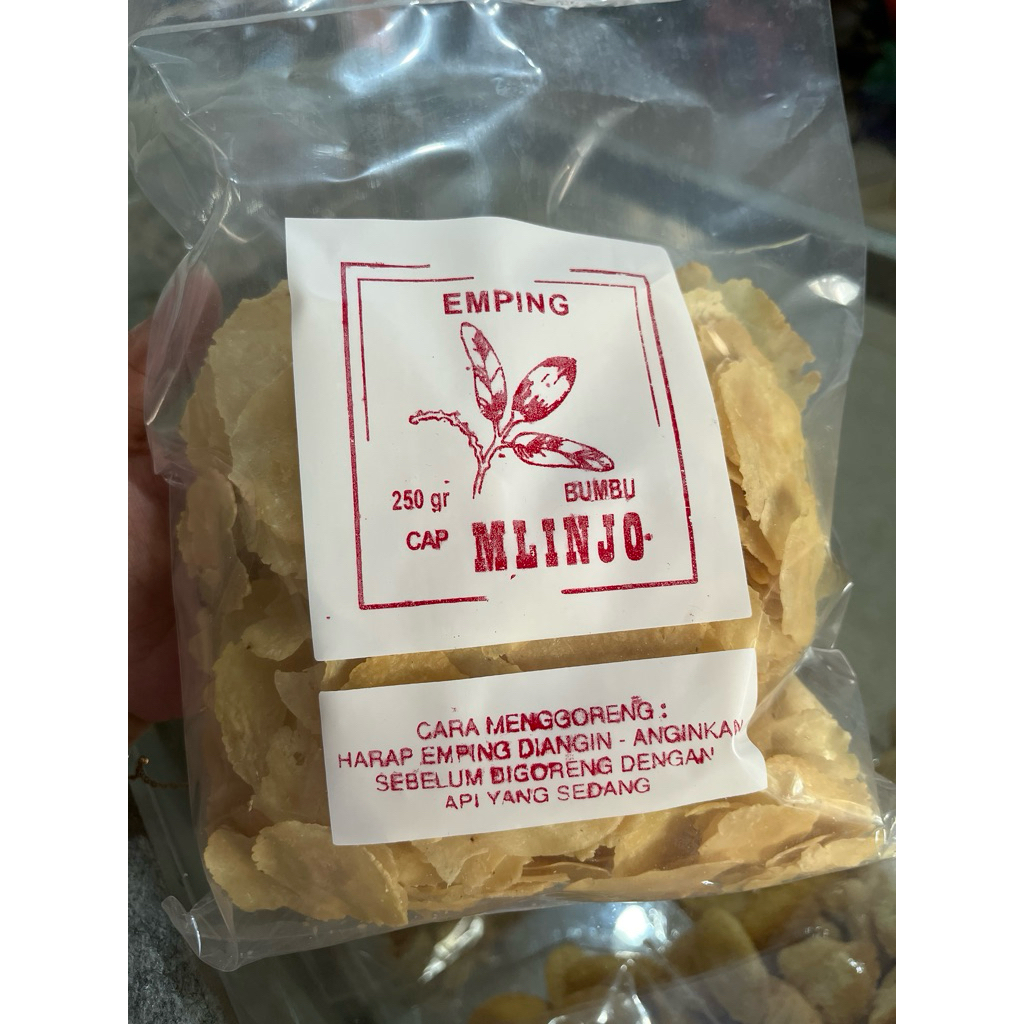 

Emping bumbu cap Mlinjo