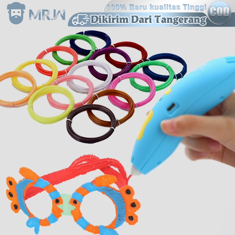 

Filament Printer 3D 5 Meter 3D Pen Filamen 3D Printing Filament 3D Pen Filamen