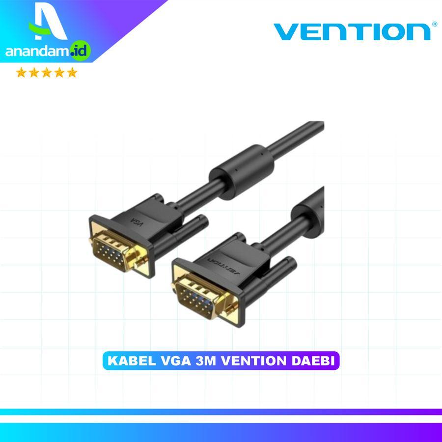 Vention DAEBI Kabel VGA 3M Premium Male to Male Kabel Monitor CPU