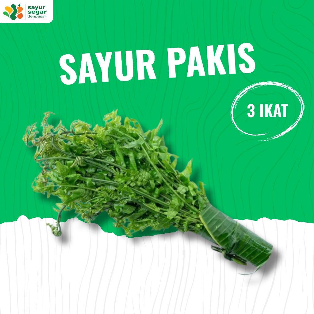 

Sayur Pakis 3 ikat - Sayur Segar Denpasar