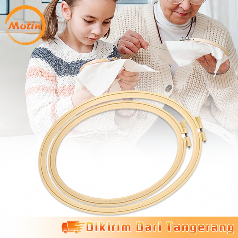 Ring Pembidang Embroidery Hoop Plastik Pemidanga Bidangan Jahit Bordir