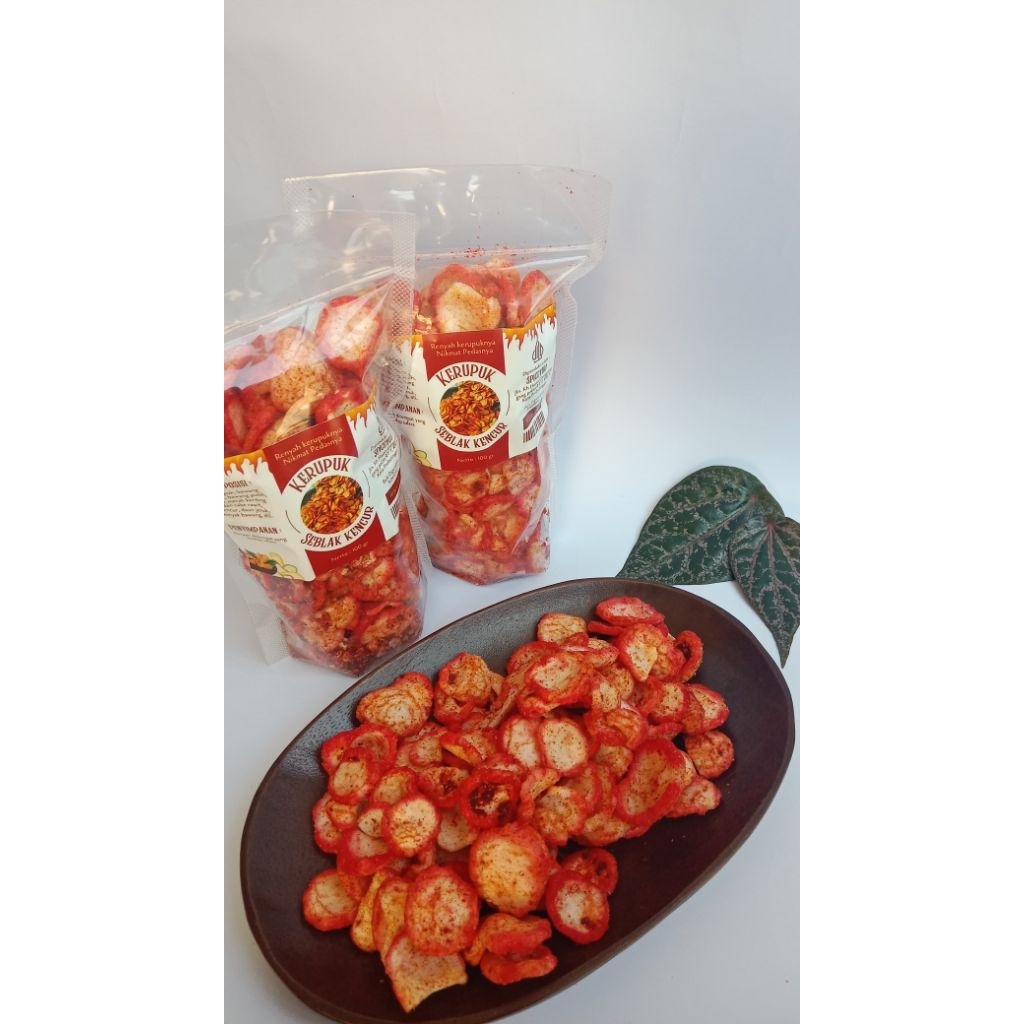 

Kerupuk pedas seblak kencur SPICEYUU