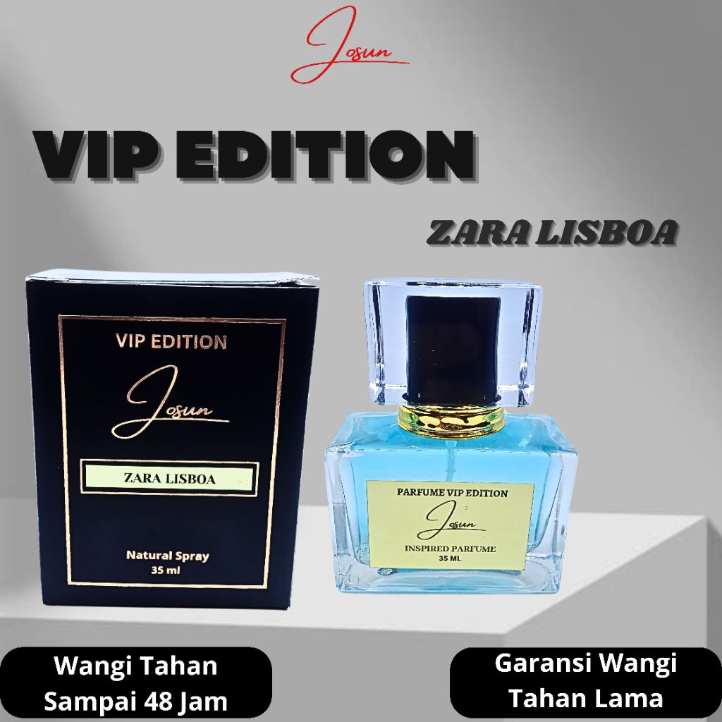Josun VIP EDITION - ZARA LISBOA Parfum Pria Tahan Lama Aroma Fresh Citrus Elegan | Parfume Perfume F