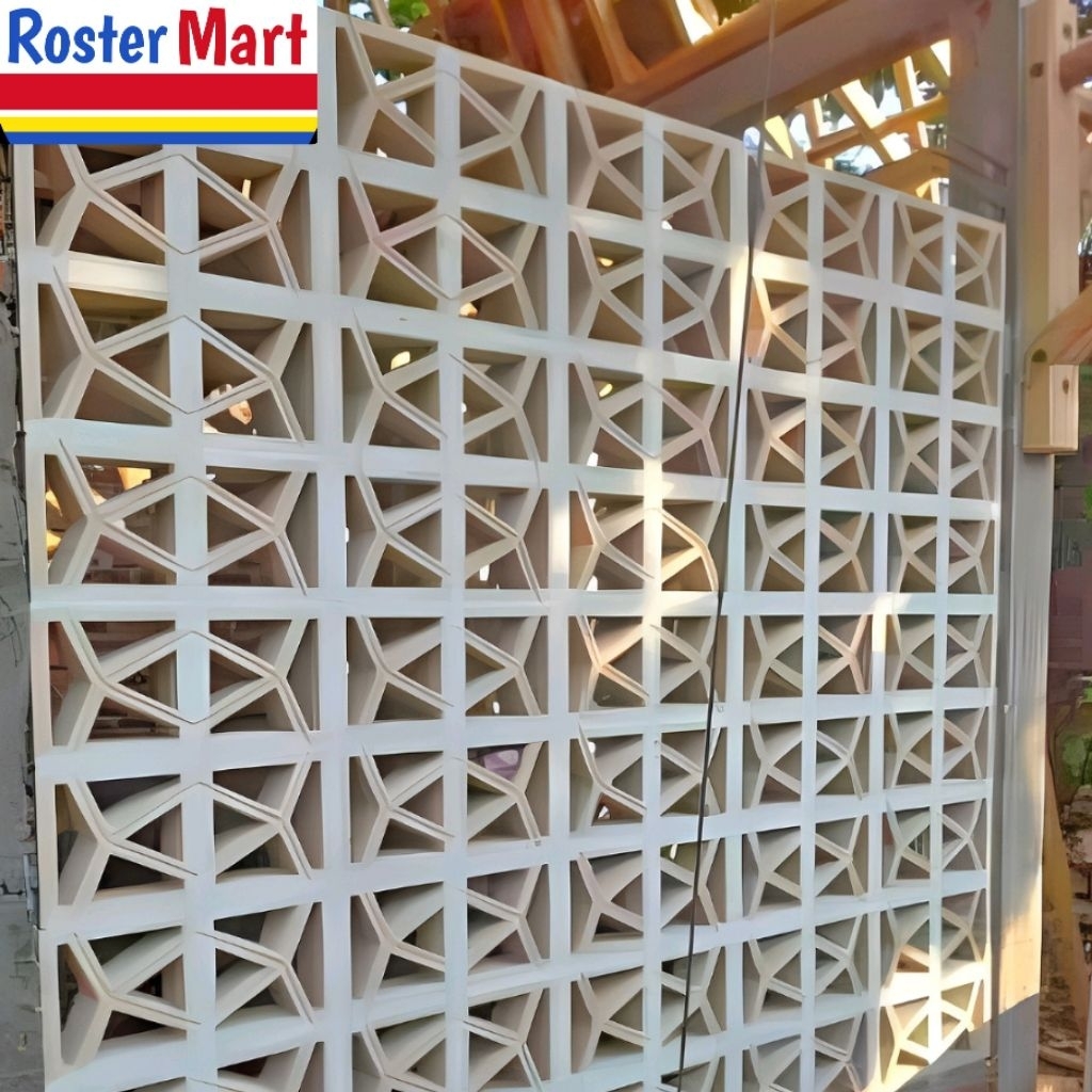Roster Beton Motif Krawangan | Roster Beton Minimalis