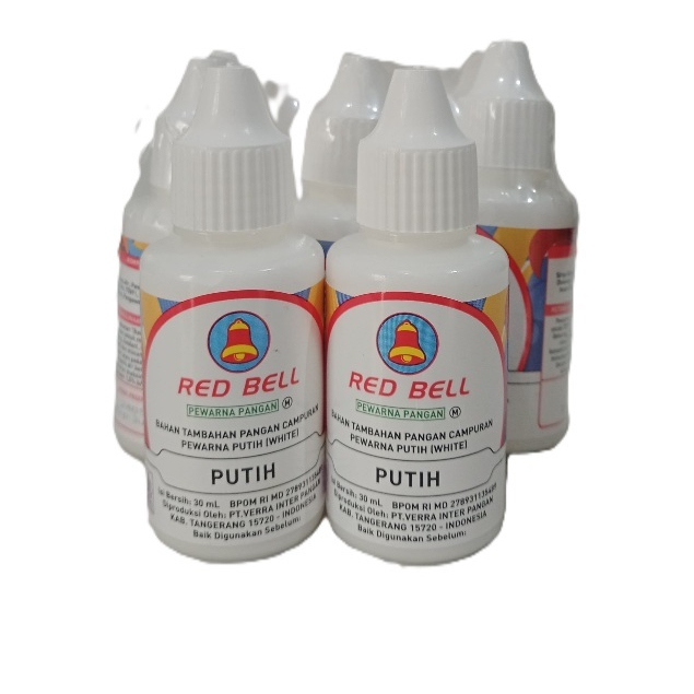 

RED BELL PEWARNA PUTIH KEMASAN 30 ML