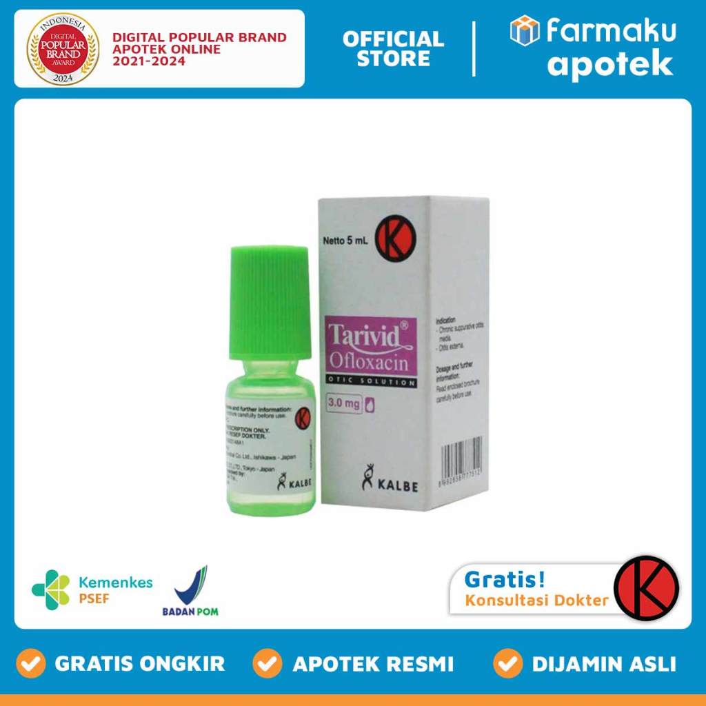 Tarivid Otic Solution Drop 5 ml  - MKR