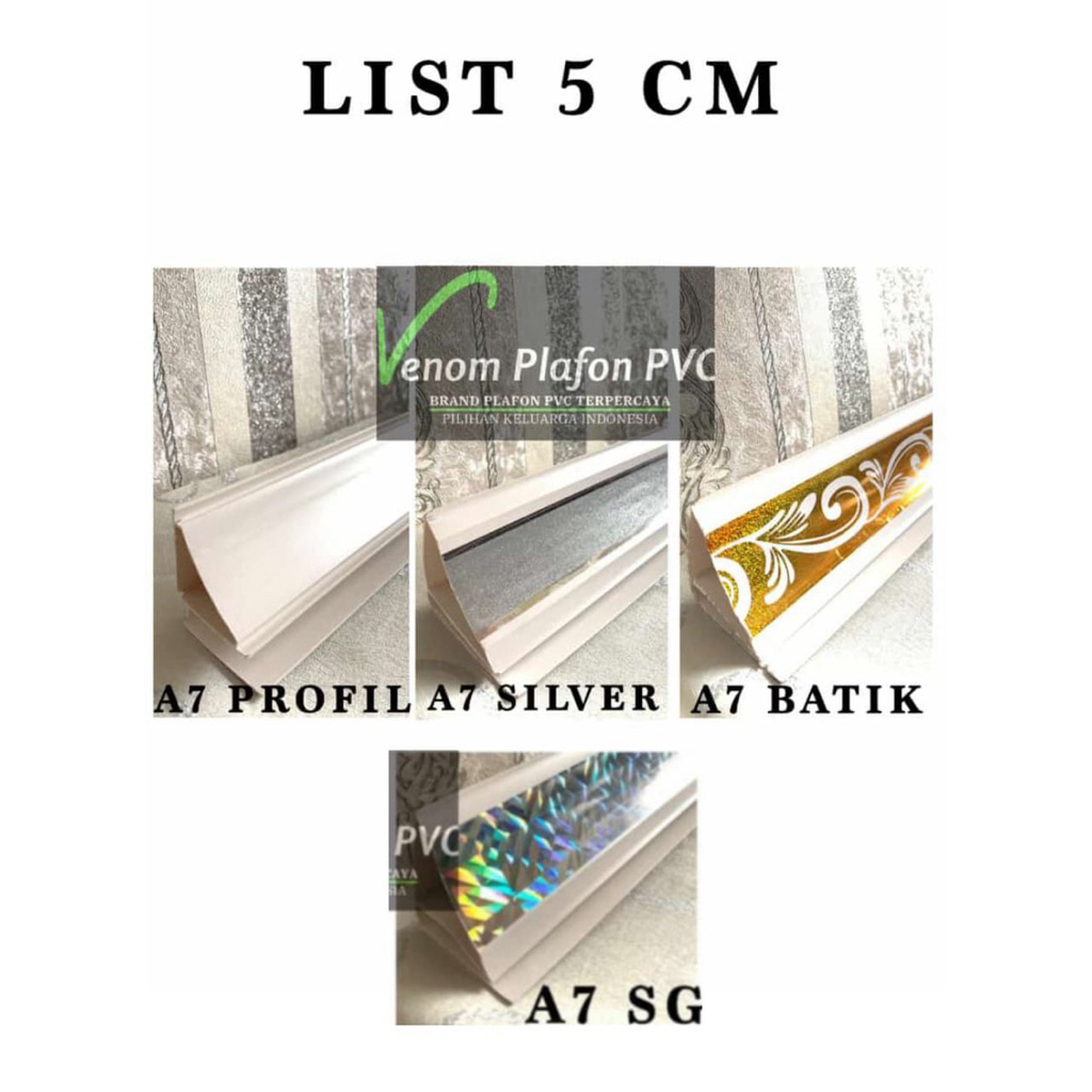 LIST PLAFON PVC / LIST PVC