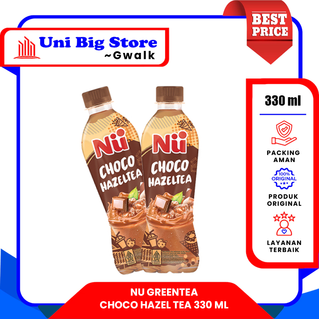 

NU GREEN TEA CHOCO HAZELTEA - 330 ml