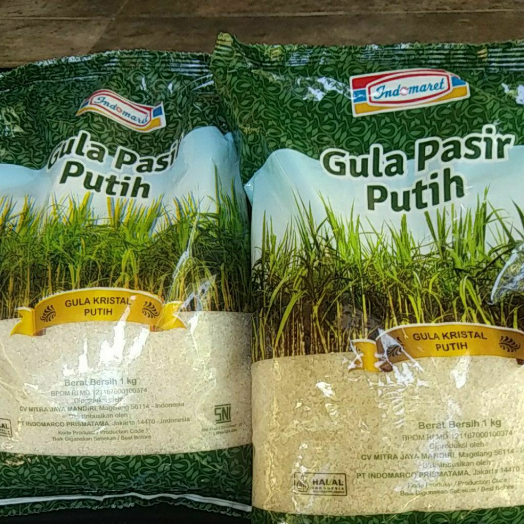 

Gula indomaret hijau 1kg