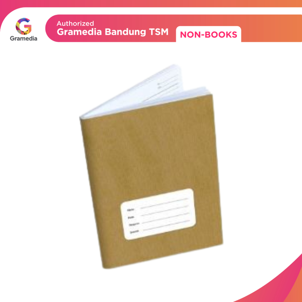 

Gramedia Bandung TSM - Estudee Buku Tulis Kwarto 38 Sampul Coklat Isi 10