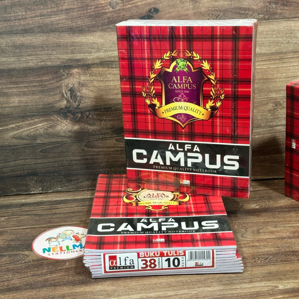 

Buku Tulis 58 Lembar Campus Alfa pendek isi 10 Buku