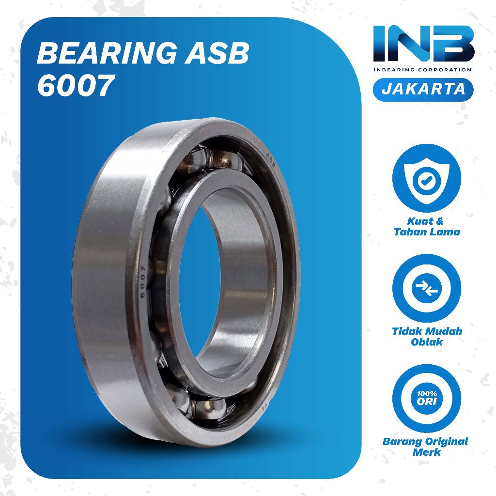 Laker Bearing 6007 ASB Bearing As Roda Depan Triton As Roda Belakang ATV INB Original ASB JAKARTA