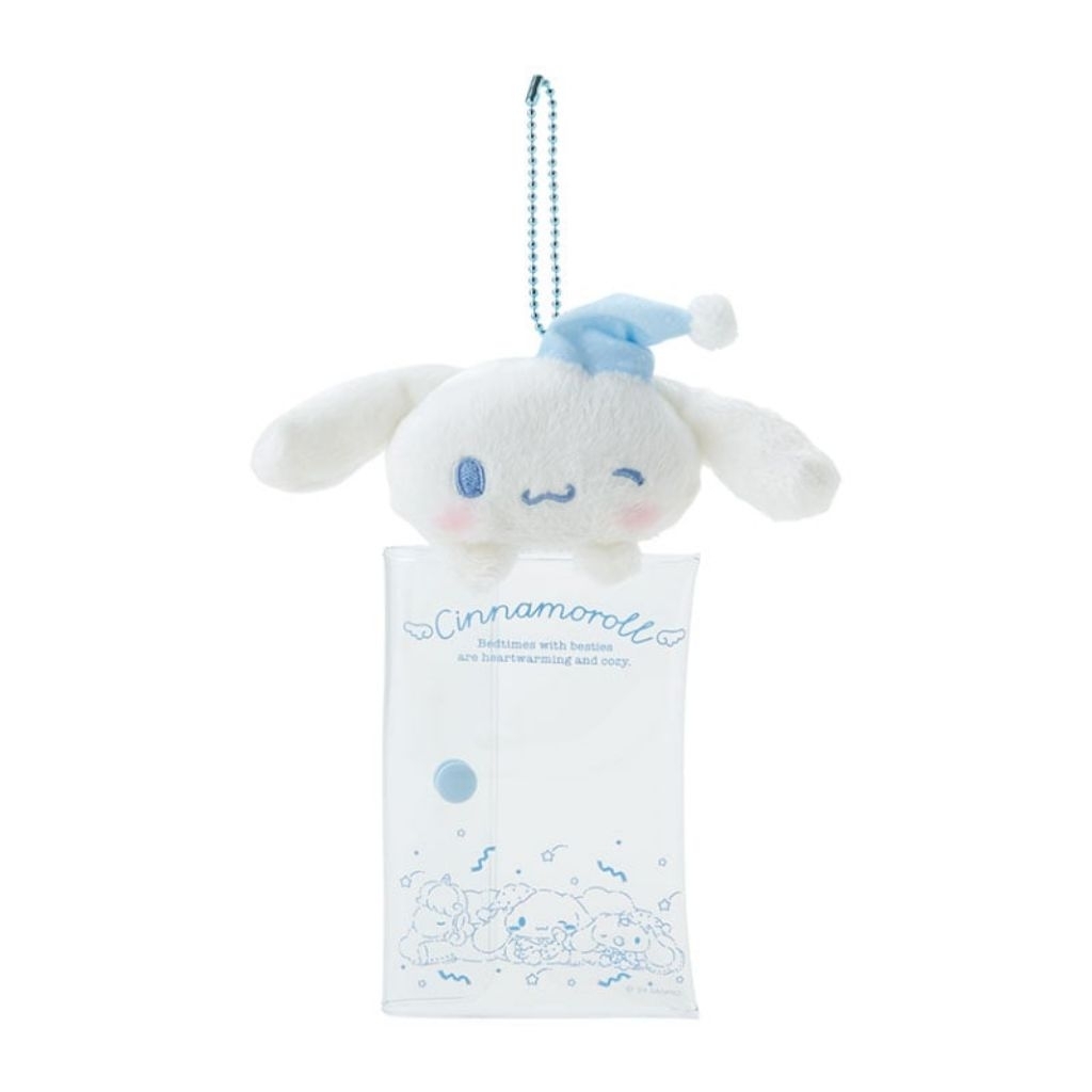 [SANRIO OFFICIAL] CINNAMOROLL CLEAR POUCH WITH MASKOT