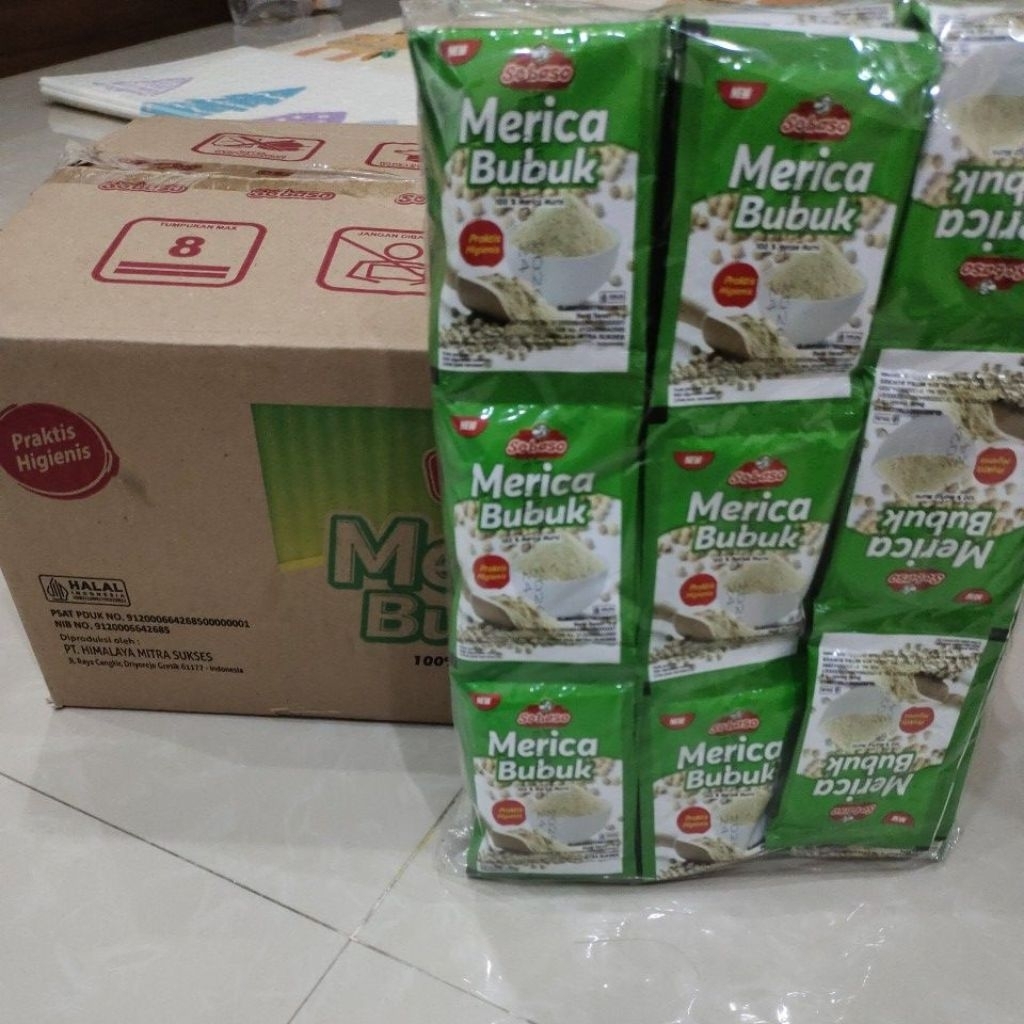 

1 Pack Merica Sobaso Bubuk 5gr (isi 72 pcs)