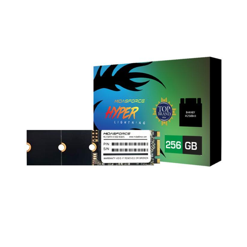 Ssd M.2 Sata 256GB Midasforce Hyper lightning - m2 sata 256 gb