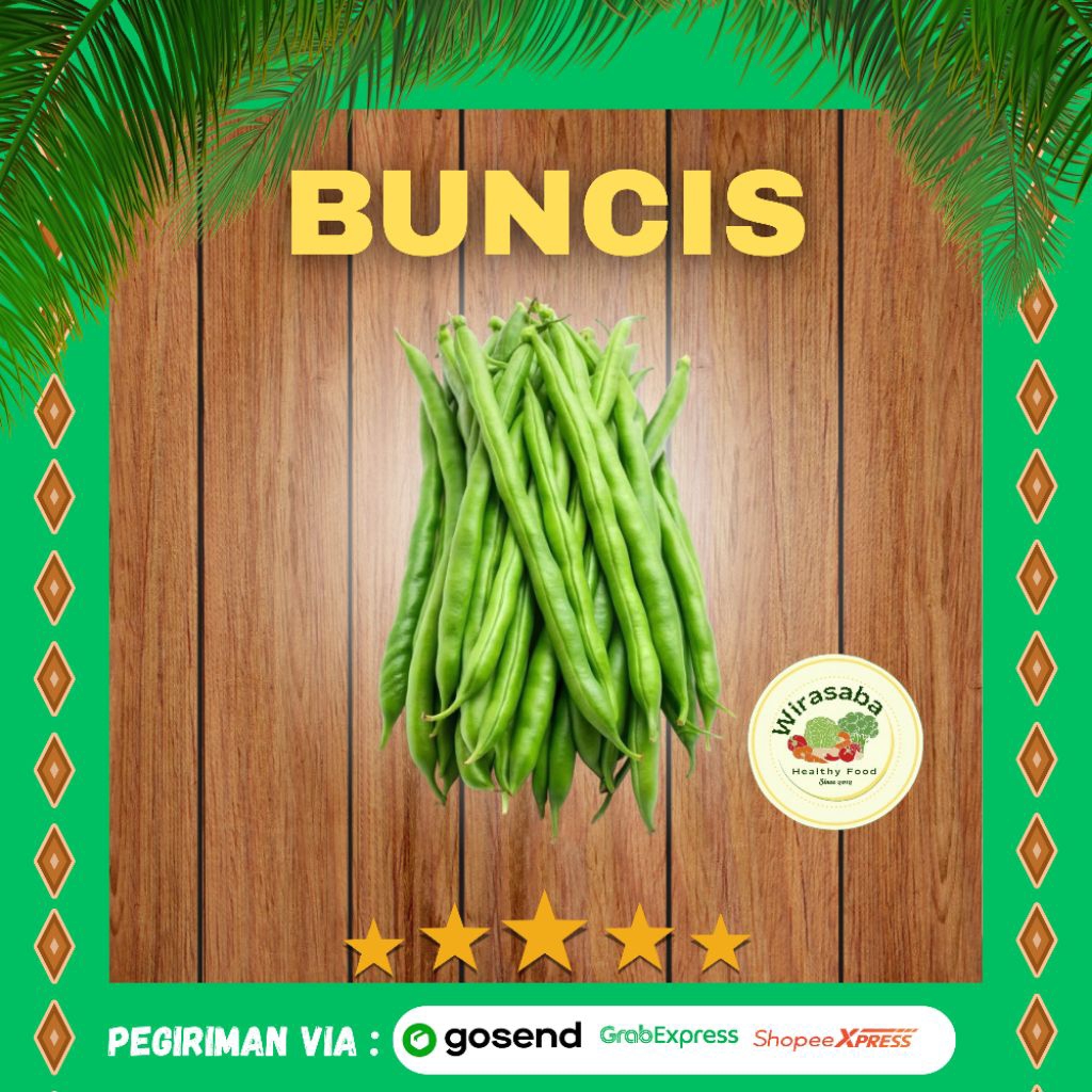 

Buncis segar per 250gr