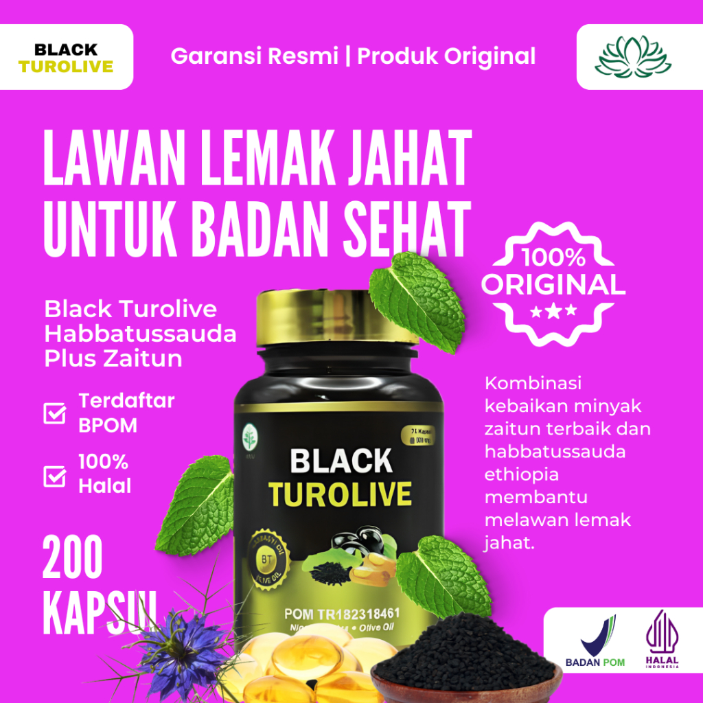 

HABBASYI NIAGA UTAMA - Minyak Habbatussauda Zaitun Oil Black TurOlive Original HNU
