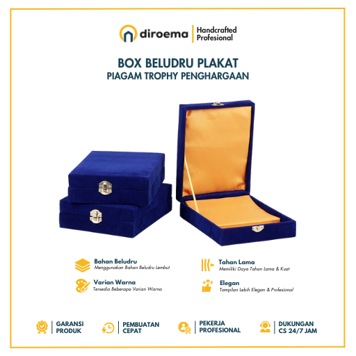 

Box Beludru Plakat Vandel Piagam Medali - Diroema