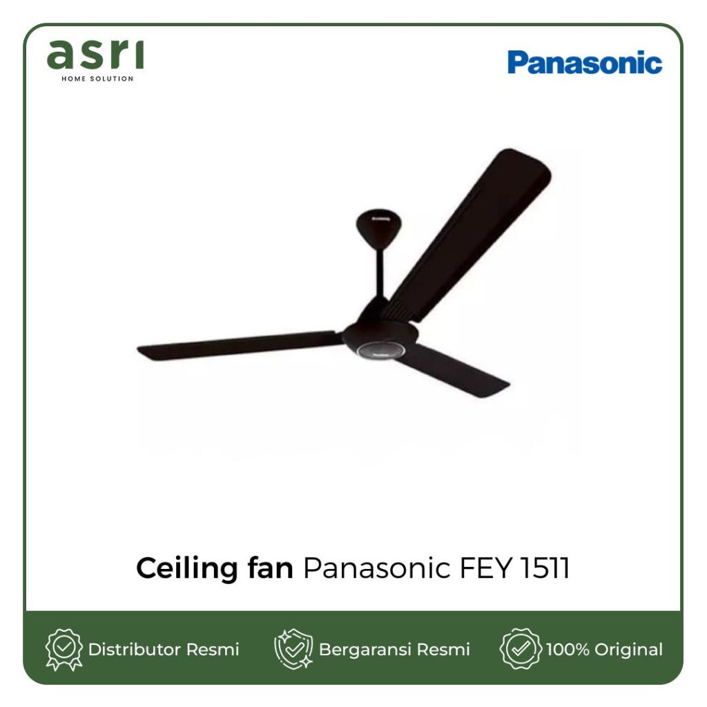 Ceiling fan FEY 1511 PANASONIC / KIPAS ANGIN PLAFON Hitam