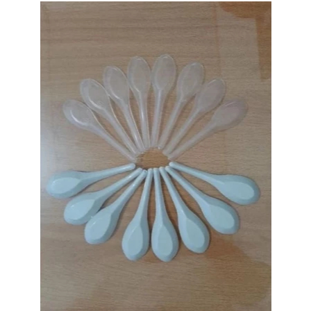 1PACK Sendok Makan Plastik Sendok Bebek Plastik Bening butek