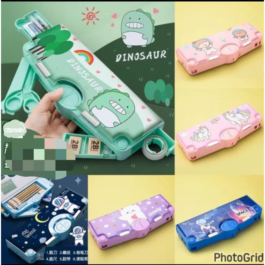 

Kj KOTAK PENSIL MOTIF KARAKTER UK 24 x 9 x 3 cm